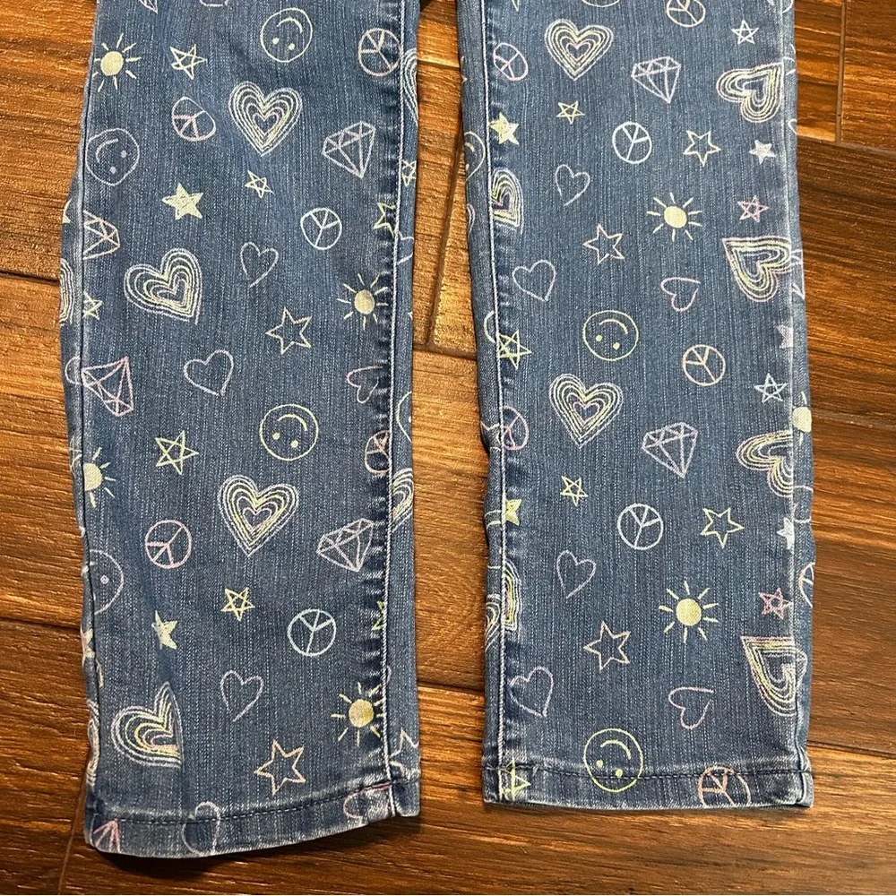 The Children’s Place‎ Girls Doodle Straight Jeans 12 Adjustable Waist